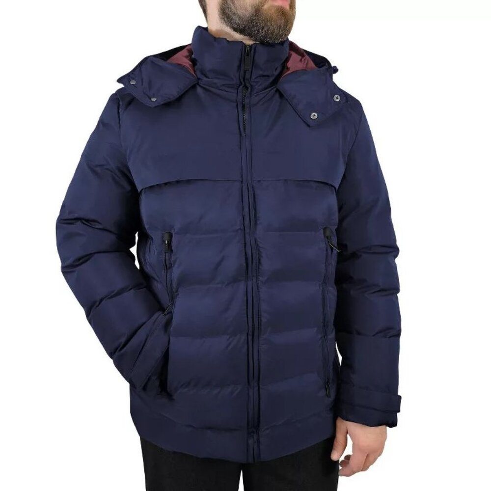 Men’s Quilted Hooded Winter Coat